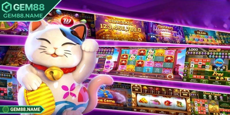 Trò chơi hỗ trợ 20 đến 25 dòng thanh toán cố định